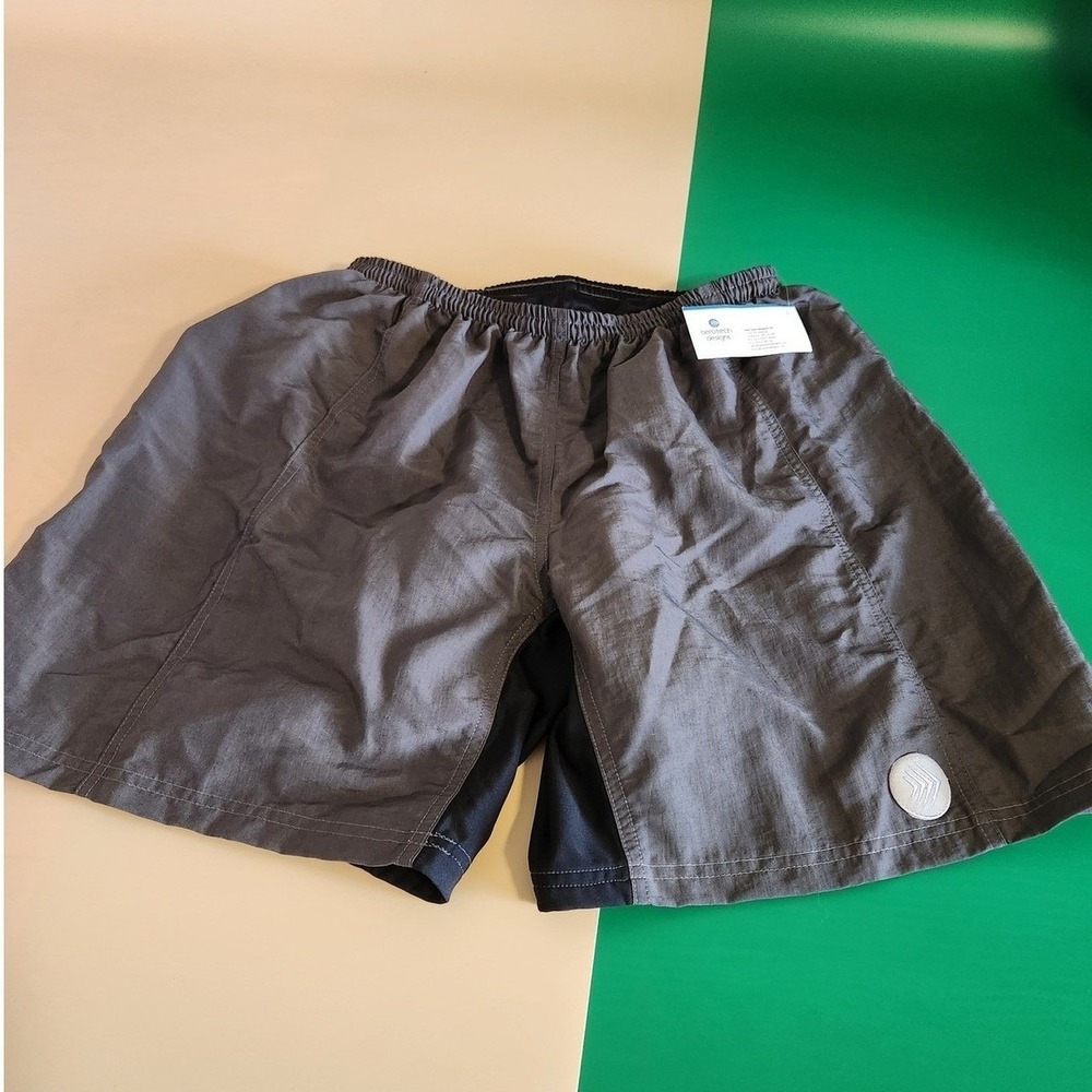 Aero Tech‎ Designs MTB Shorts Women Large Gray Padded Liner Mountain Bike USA